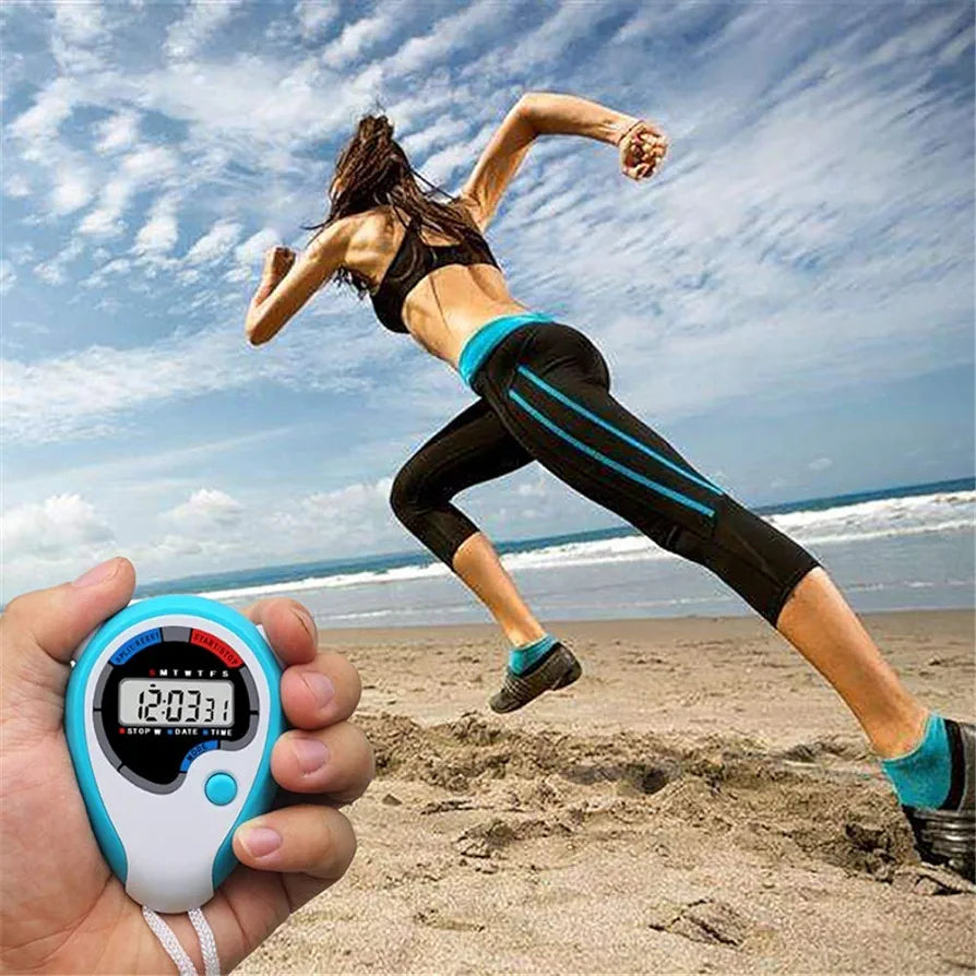 Digital Professional Handheld Electronic Stopwatch with String ...