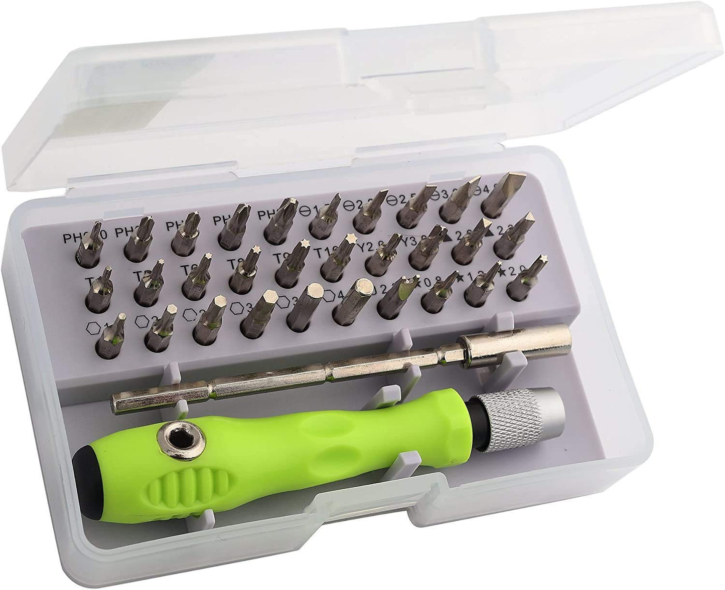 MTech 32-in-1 Mini Precision Screwdriver Set – Magnetic Bits for Electronics