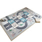 Children Playroom Rug Cartoon Track Traffic Map Carpets