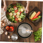 1pc Microwaveble Stainless Steel Large Metal Bowl