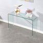 MFurn Glass Console Table – Transparent Side & Hallway Table