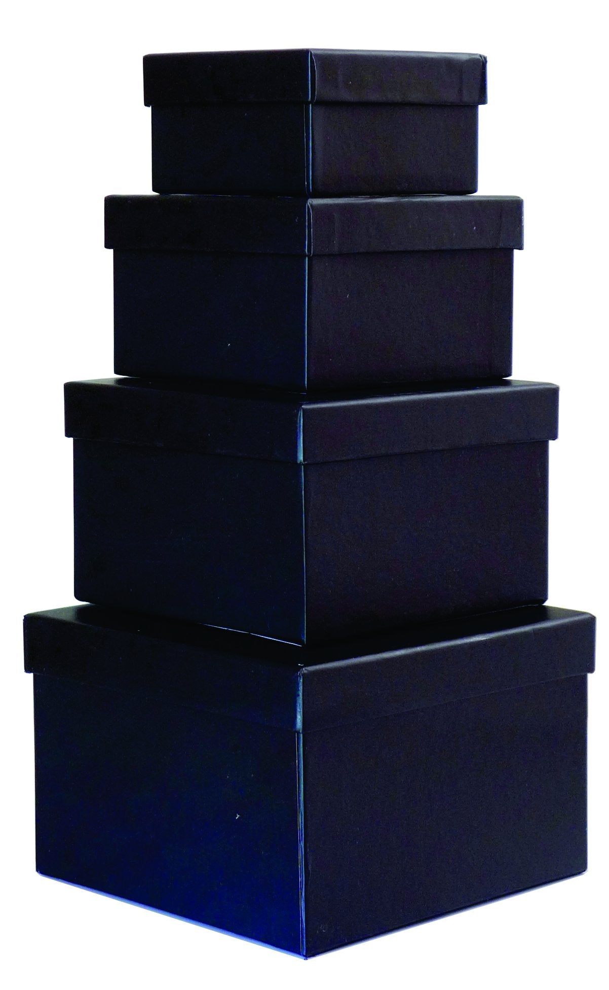 4pc Set Square Nesting Gift Boxes with Lids