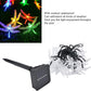 Solar Dragonfly String Lights, 5m with 20 LEDs, Multicolour Outdoor Decoration