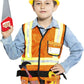Tacobear Construction Worker Costume for Kids Engineering Role Play