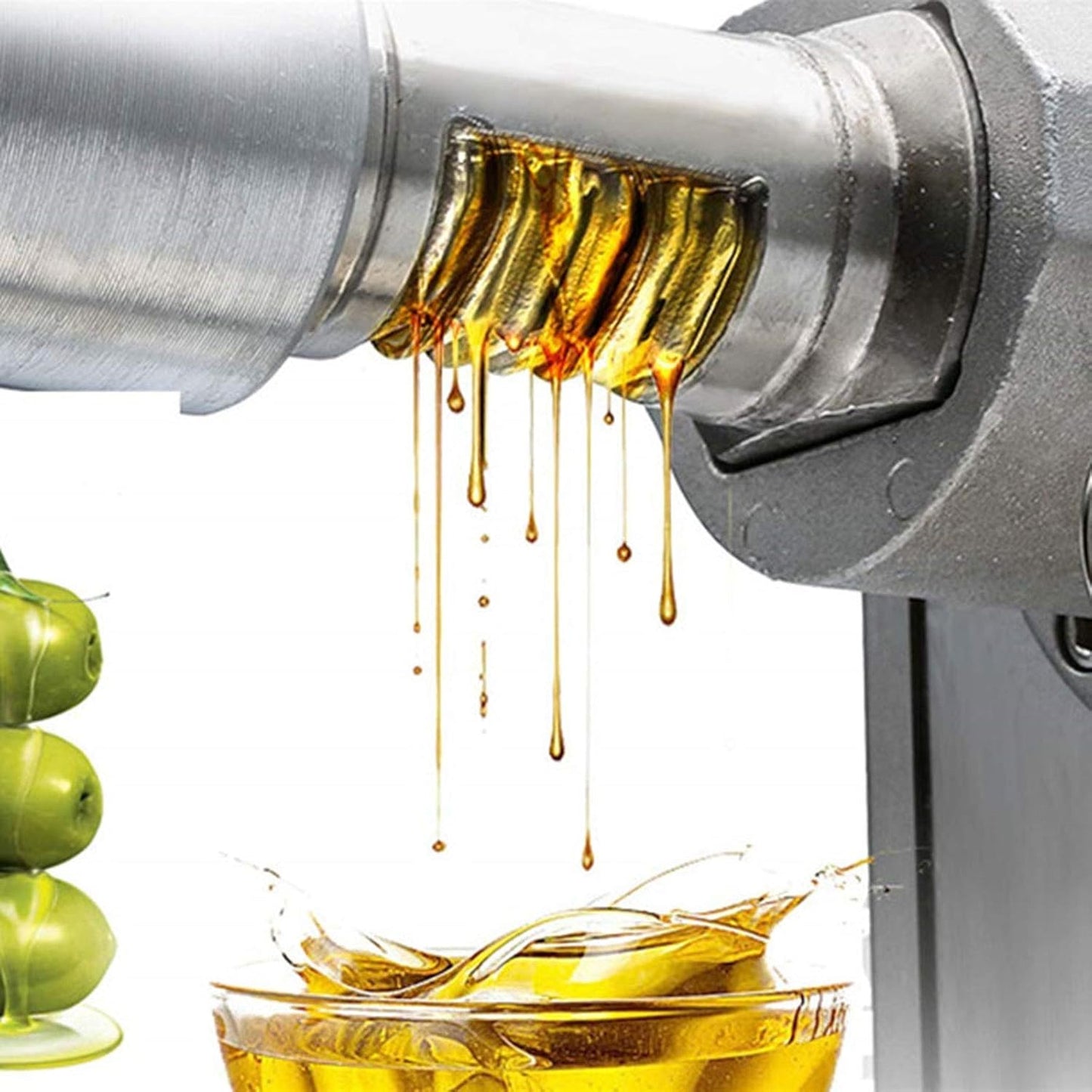 MHome Stainless Steel Automatic Oil Press – 600W Electric Oil Expeller