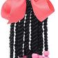 Braid Extension with Elastic Bowknot Tie Clip in Braids Hair