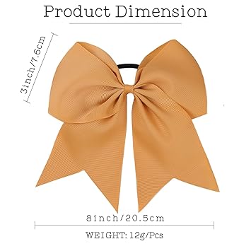 12Pc Elastic Band Handmade for Cheerleading Teen Girls