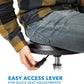 MFurn Adjustable Rolling Stool with Wheels