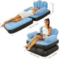 MHome 5-in-1 Inflatable Air Sofa Bed | Multifunctional Inflatable Couch with L-Shaped Armrest