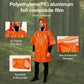 Outdoor Emergency Raincoat, Reversible Dual-Sided Thermal Poncho