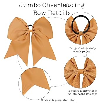 12Pc Elastic Band Handmade for Cheerleading Teen Girls
