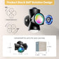 MHome Rechargeable Magnetic Motion Sensor Wall Light, Type-C, 3 Modes