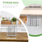 MHome Stainless Steel Utensil Rack Drainer Basket Holder