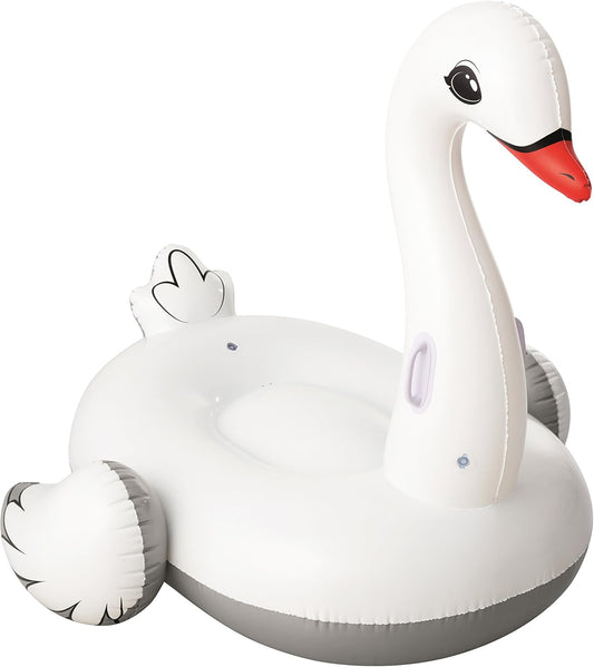 Inflatable Swan Pool Float – Large Ride-On
