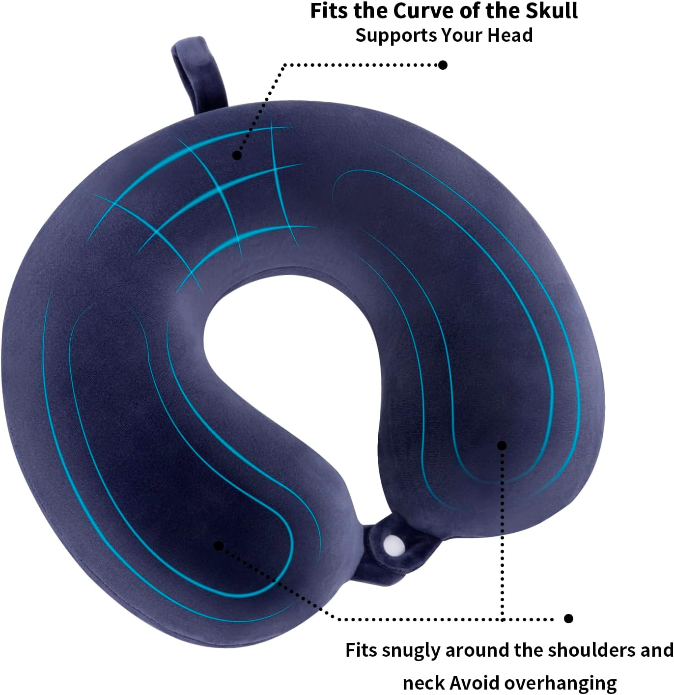 Premium U-Shaped Travel Neck Pillow – Soft Memory Foam Comfort (Multiple Colours)