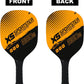Pickle Ball Set, 2 Wooden Paddle Rackets with 4 Balls