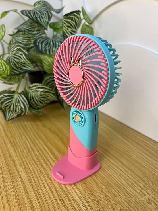 BreezePop™ Mini Fan – 3-Speed Rechargeable Handheld Fan