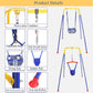 Kid Toddler Swing Seat with Stand Folding Frame