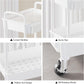 MHome Majestic 3 Or 4-Tier Utility Cart With Drawer – Black Or White
