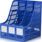 File Organiser Holder / Magazine File Holder – 3 & 4 Compartment Plastic Desk Organiser