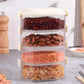 MHome 4-Layer Airtight Condiment Storage Containers – Leak-Proof Spice & Snack Jars