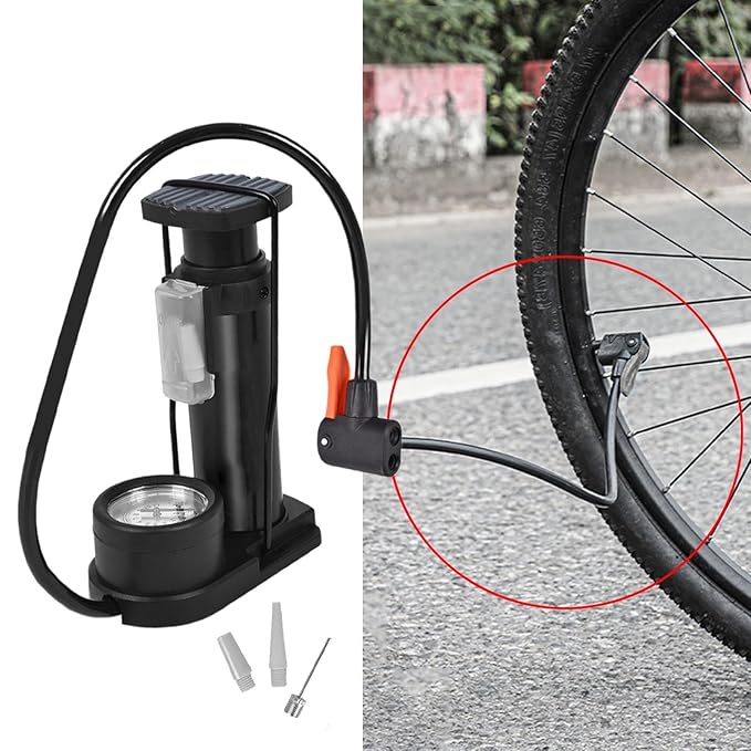 Bike/Car Pump with Gauge