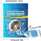 Cleaning Tablet Eliminate Odor, Deep Cleaning, Instant Clean for Front Load Washing Machine