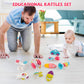 Baby Rattles & Teether Toys Set – 12 PCS Sensory Toys for Newborns (0–12 Months)