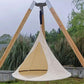 MHome Flying Saucer Hammock Swing Chair | Indoor & Outdoor Hanging Tent Chair