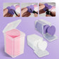 Heart-Shaped Nail Wipes for Ggel Nails Lint Free Suitable for Nail Cleaning and Nail Polish Removal