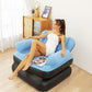 MHome 5-in-1 Inflatable Air Sofa Bed | Multifunctional Inflatable Couch with L-Shaped Armrest