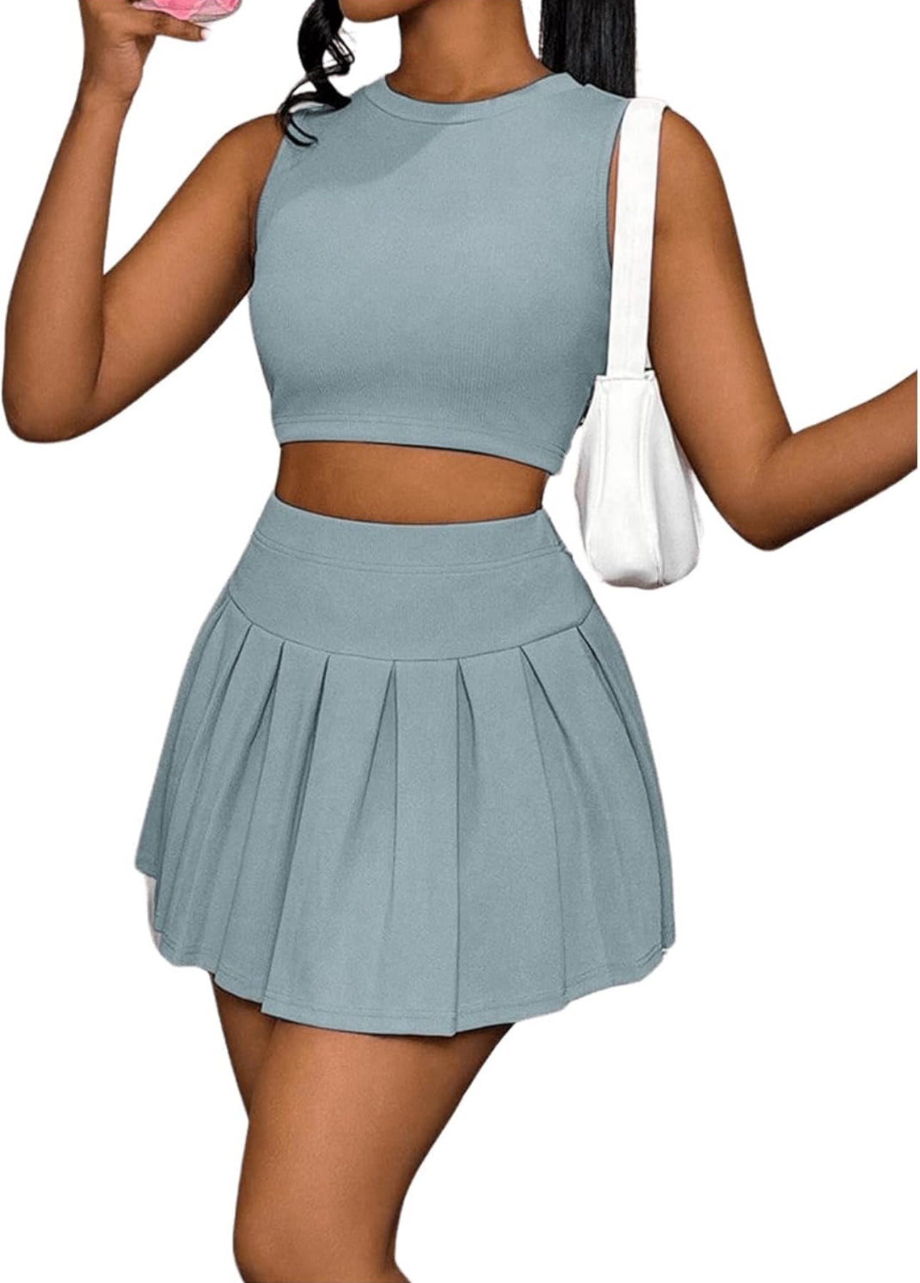 Pleated Skirts For Women Sexy, Mini Skirt Short Cargo Various Options