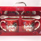Valentine'S Day Couple Cup Gift Set With Saucer And Spoon