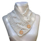 Buttoned Cable Neck warmer