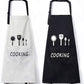 MHome Waterproof Kitchen Aprons for Women, Cooking Apron for Cooking, Baking, Chefs Apron with Pocket, Premium Aprons as a Gift for Mum, Wife, Girlfriend, Grandma-Various Colours