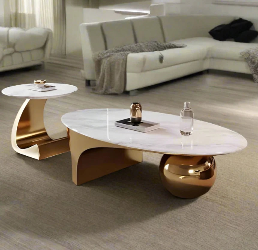 MFurn Luxury Oval Tableset 2pc