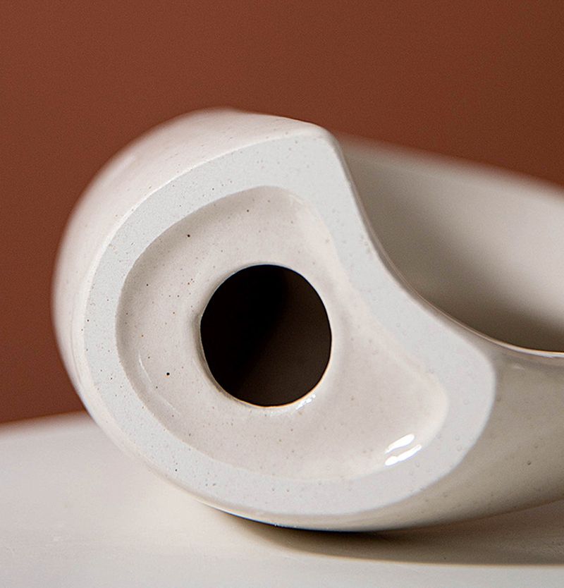 MHome Intertwined Ceramic Vase  2pc Set