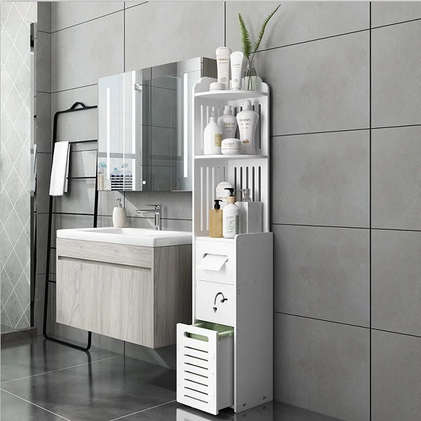 Slim Bathroom Cabinet Floor Standing