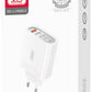 XO Charger Wall Charger XO L100 USB QC 3.0 + 3x USB 2.4A
