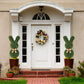 Artificial Bunny-Shaped Topiary Tree 35'' UV-Resistant Faux Boxwood Topiary Plant for Porch Decor or Indoor