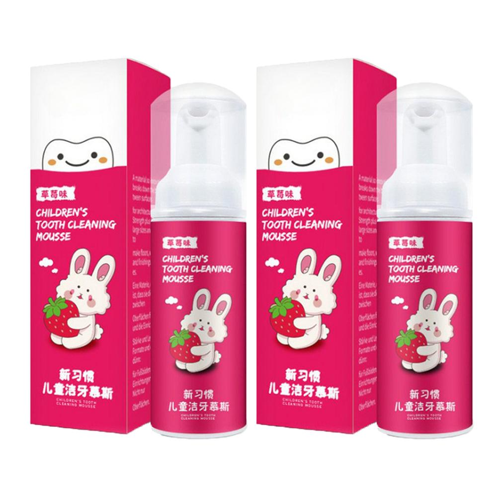 Children Foam Toothpaste Stain Removal Teeth Mouth Cleaning