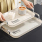 MHome Serving Tray Fruit Dinner Food Tray Rectangle  - 3 Pack Various Options