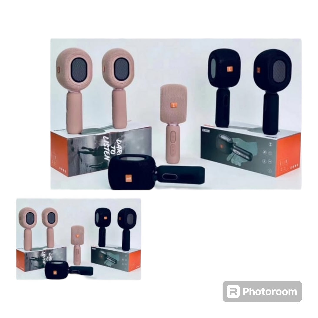 Karaoke Microphone With Bluetooth Speaker