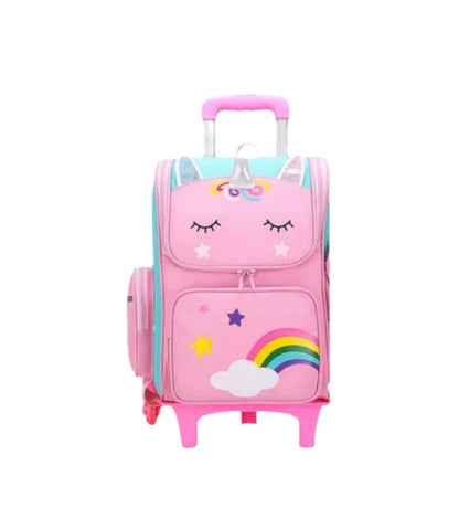 Unicorn Kids Back To School Trolly Bag-Various Colours