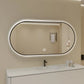 Modern Full Length LED Mirror Gold Only