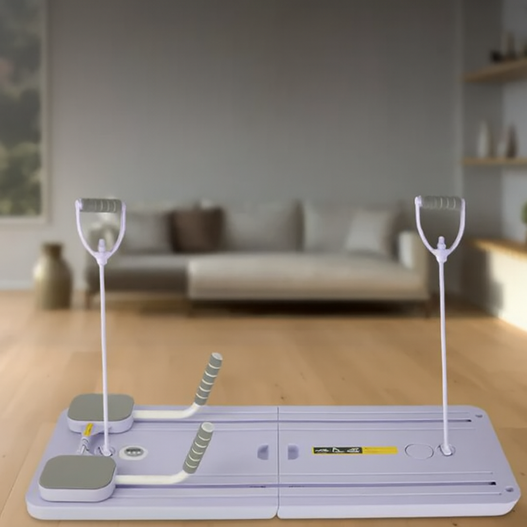 Foldable 4-in-1 Pilates Reformer Board – Home Exercise & Fitness Trainer