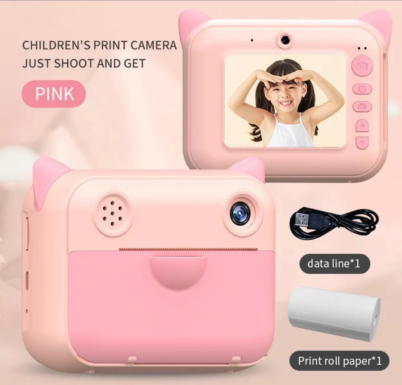 Kids Instant Print Camera