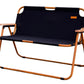 Double Camping Chair 2-Person Folding Chairs Portable Outdoor Fishing Chair for Patio Lawn Beach Yard Garden