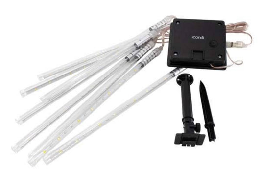 Christmas 8 x 36 LED Tube Meteor Shower Solar Lights - Various Options