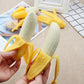 Banana Squeeze Toy, Soft Stretchy Squishy Fruit Fidget